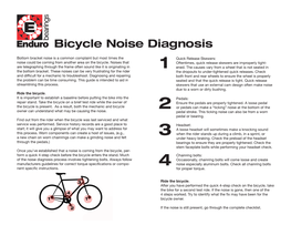 Bicycle Noise Diagnosis