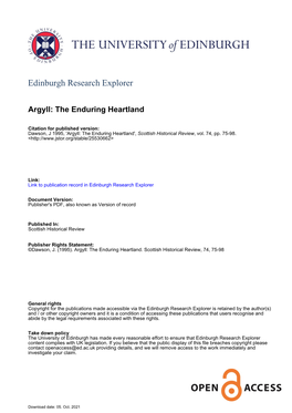 Edinburgh Research Explorer