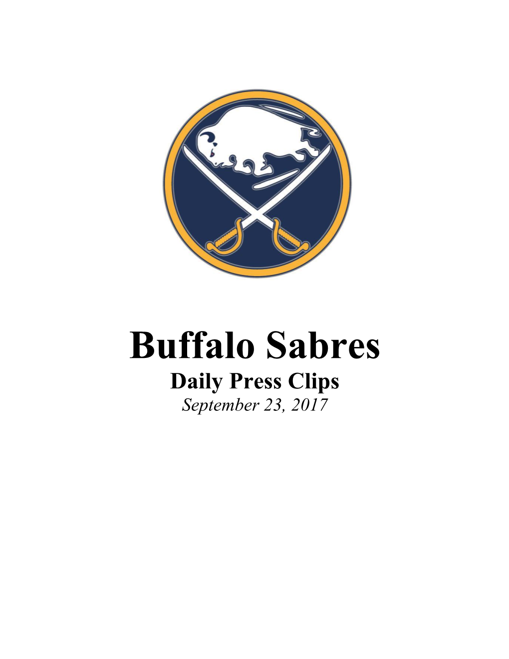 Buffalo Sabres Digital Press