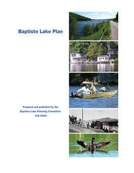 Baptiste Lake Plan Fall 2009