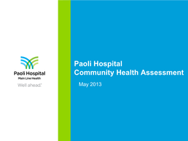 Paoli Hospital Community Health Assessment