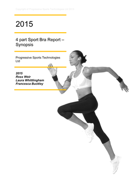 4 Part Sport Bra Report – Synopsis