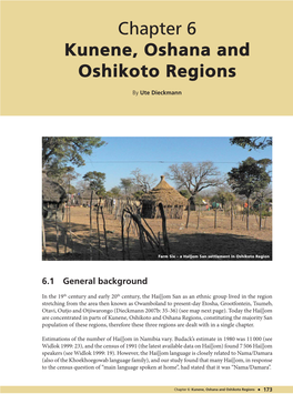 Chapter 6 Kunene, Oshana and Oshikoto Regions