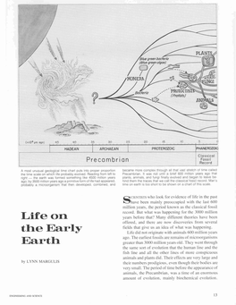 Life on T H E Early Earth