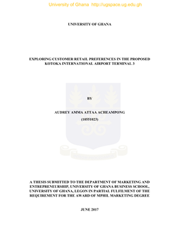 Exploring Customer Retail Preferences in the Proposed Kotoka International Airport Terminal 3.Pdf