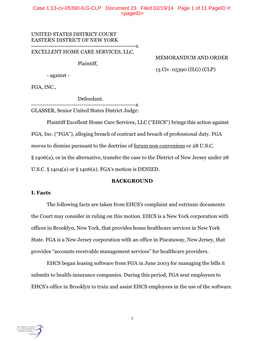 Case 1:13-Cv-05390-ILG-CLP Document 23 Filed 02/19/14 Page