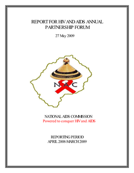 Report for Hiv and Aids Annual Partnership Forum