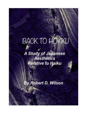 A Study of Japanese Aesthetics in Six Parts by Robert Wilson