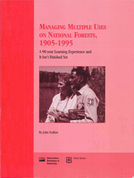 Managing Multiple Uses on National Forests, 1905-1995