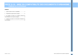 Mise En Compatibilite Des Documents D'urbanisme