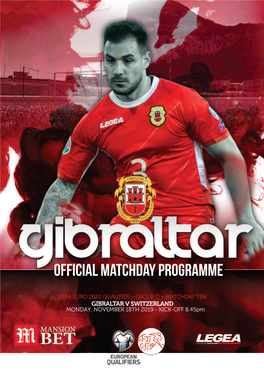 Official Matchday Programme