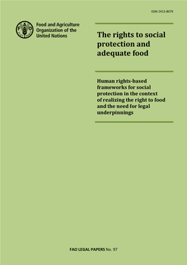 The Rights to Social Protection and Adequate Food