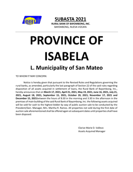 Province of Isabela