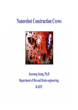 Nanorobot Construction Crews
