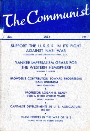 V20n07-Jul-1941-The-Communist