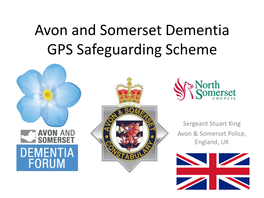 Avon and Somerset Dementia GPS Safeguarding Scheme