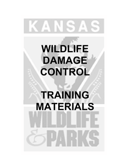 Wildlife Damage Control Training Manual