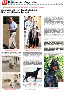 Great Breeders Who Influenced the Dobermann Breed