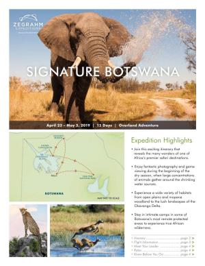 Signature Botswana