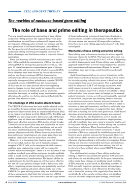 The Role of Base and Prime Editing in Therapeutics