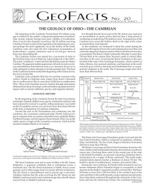 The Geology of Ohio—The Cambrian
