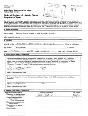National Register of Historic Places Continuation Sheet R