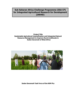 SSA CP) for Integrated Agricultural Research for Development (IAR4D