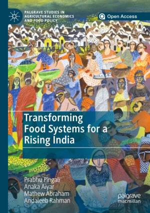 Transforming Food Systems for a Rising India
