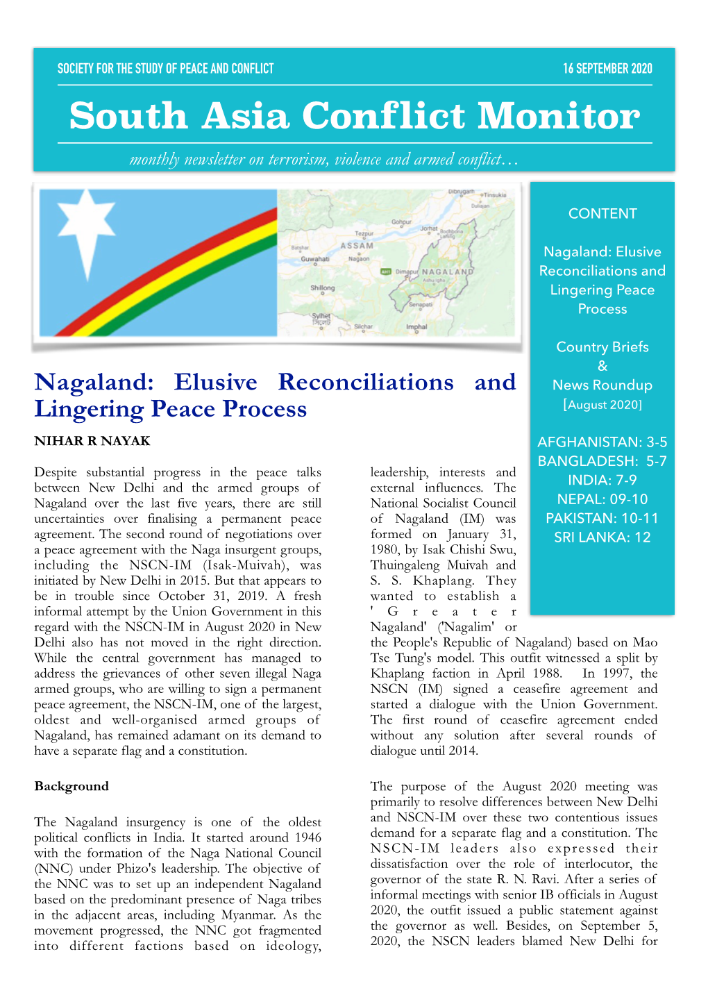 Nagaland: Elusive Reconciliations and Lingering Peace Process