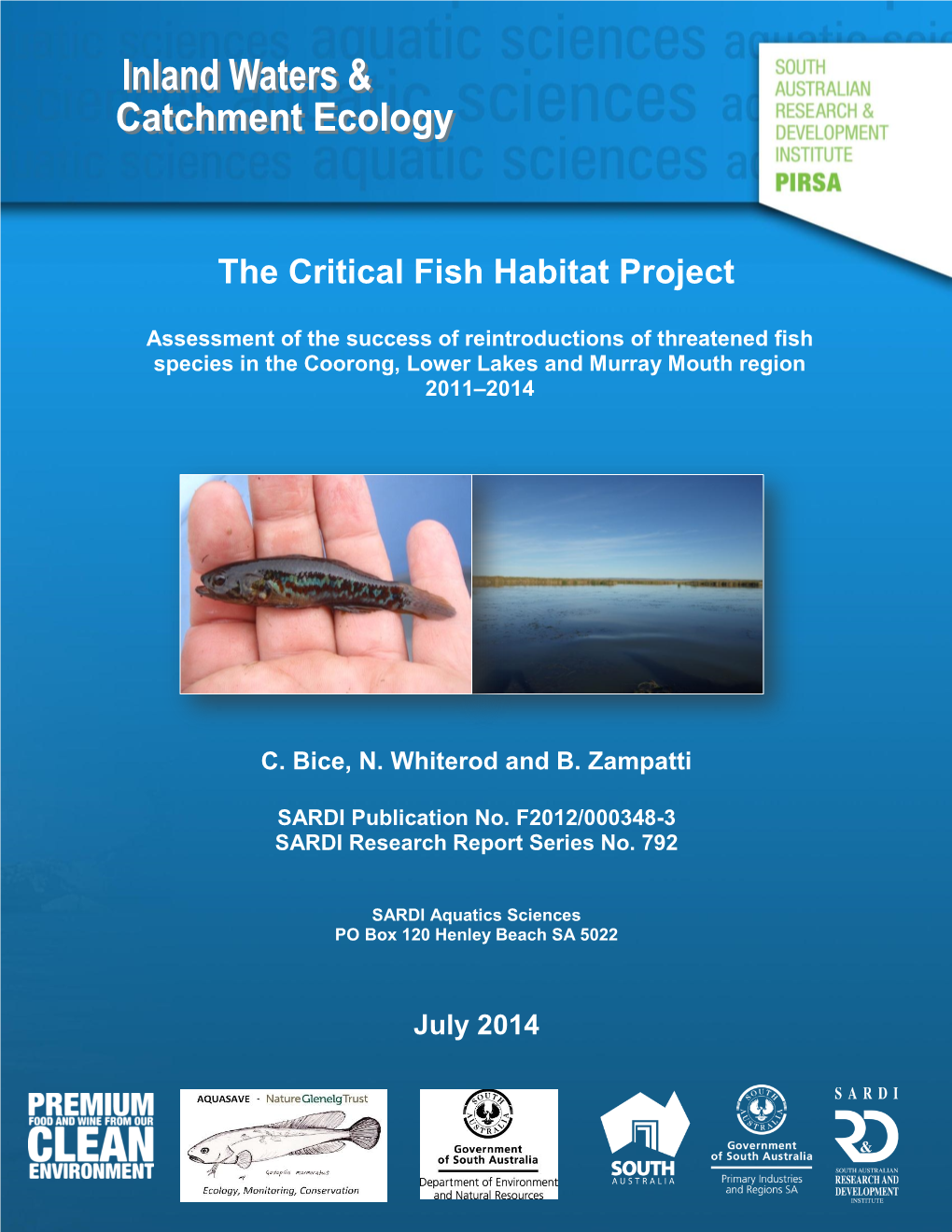 The Critical Fish Habitat Project