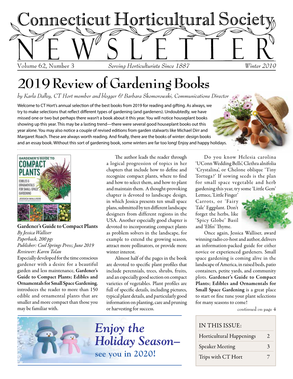 2019 Review of Gardening Books