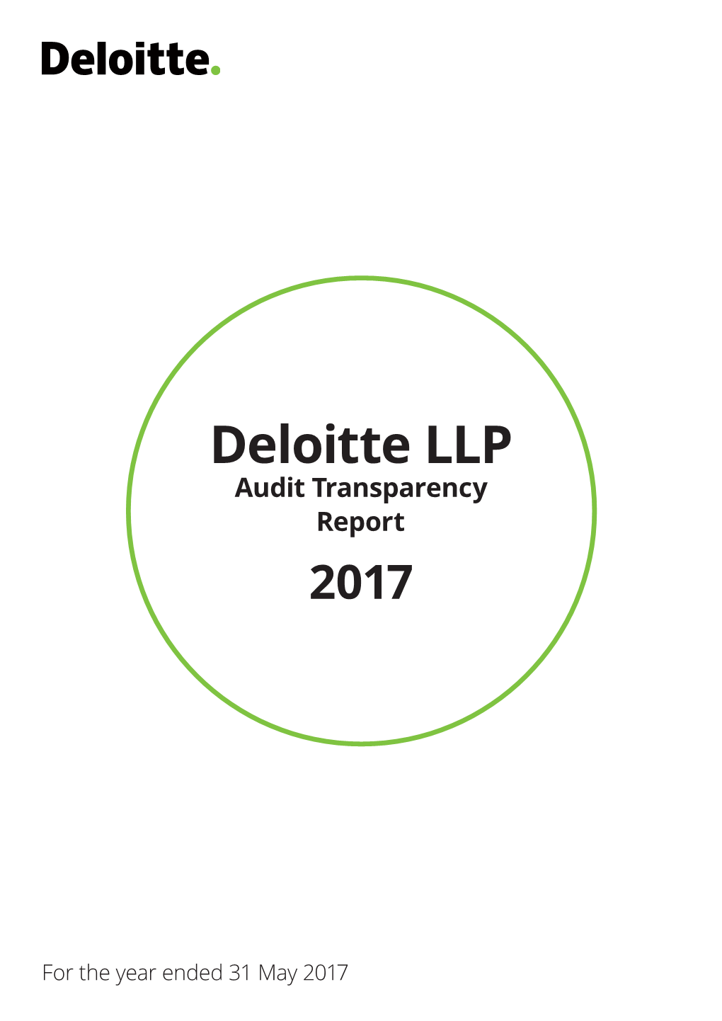 2017 Audit Transparency Report