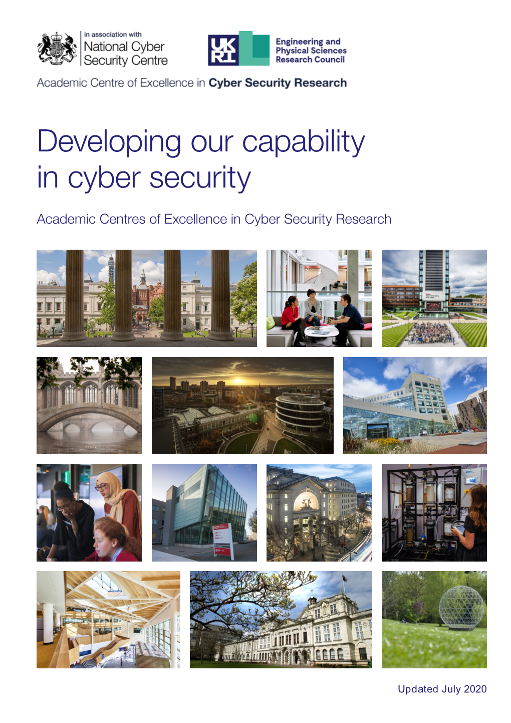 Developing Our Capability in Cyber Security