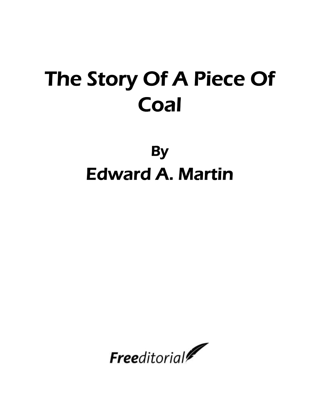 The Story of a Piece of Coal