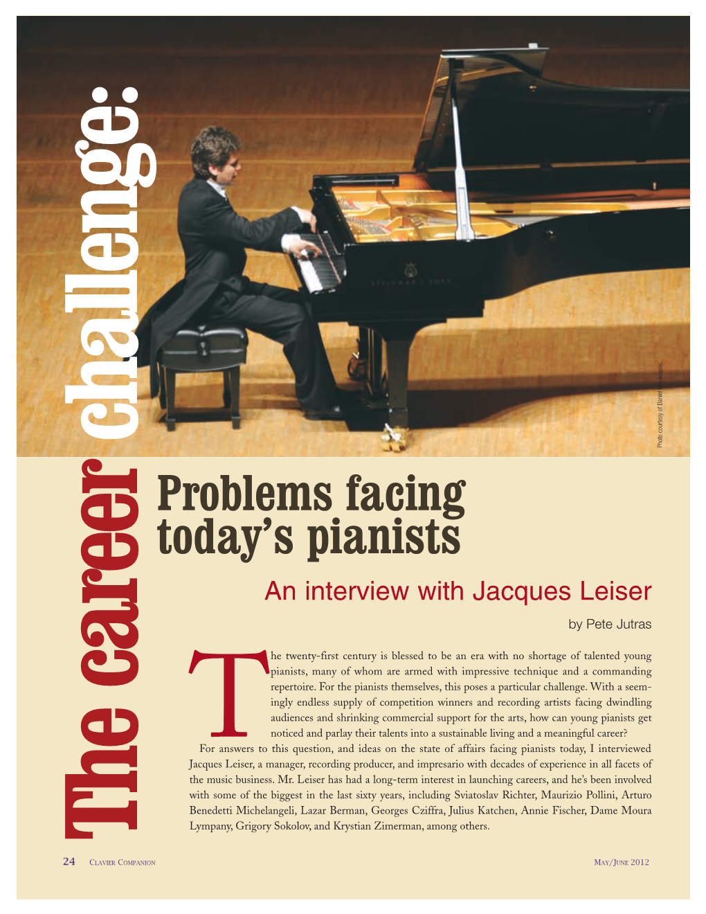 Problems Facing Today's Pianists