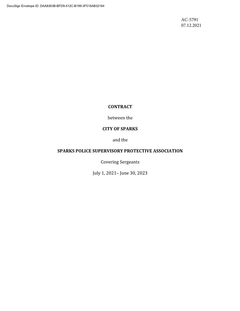 SPSPA Sergeants 2021-2023 Page 2 of 34 Docusign Envelope ID: DAA8363B-BFD9-412C-B199-3F516AB32164