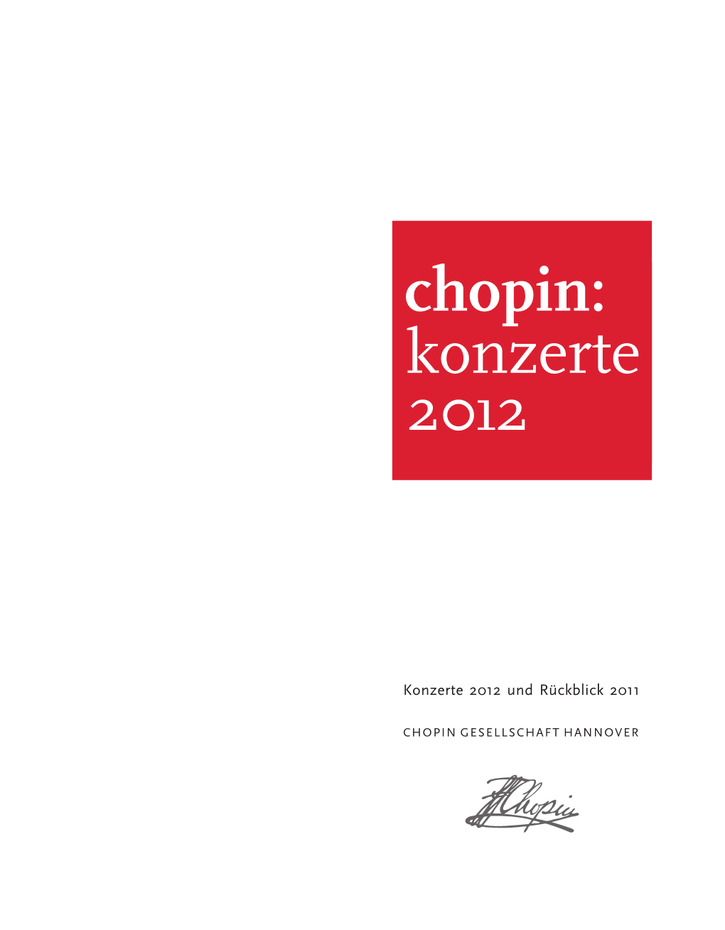 Chopin-Gesellschaft Hannover Ev