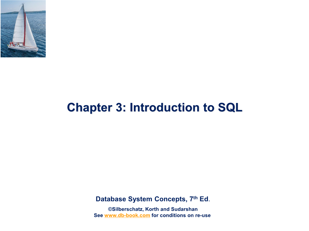 Introduction to SQL