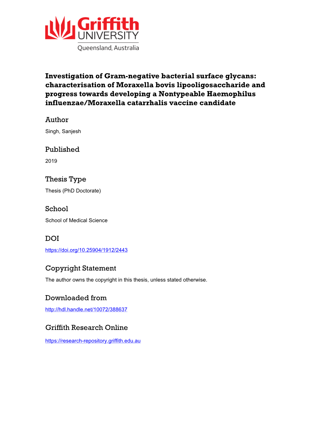 Investigation of Gram-Negative Bacterial