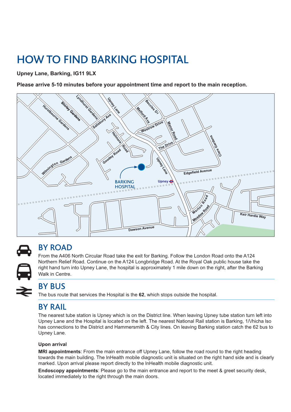 How to Find Barking Hospital