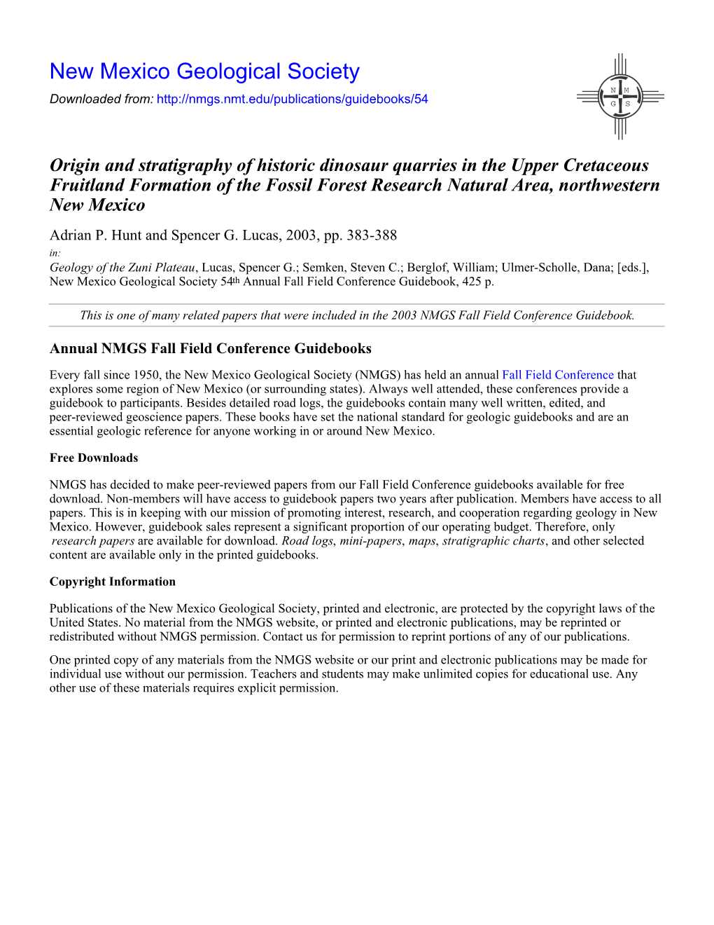 Origin and Stratigraphy of Historic Dinosaur Quarries in the Upper