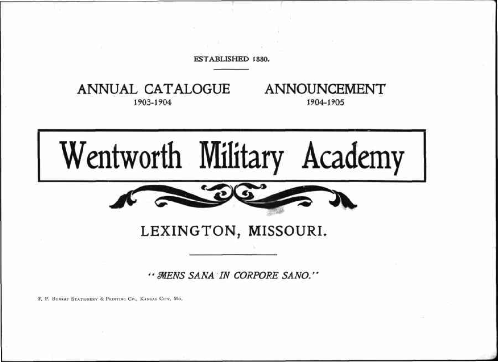 Wentworth Military Academy