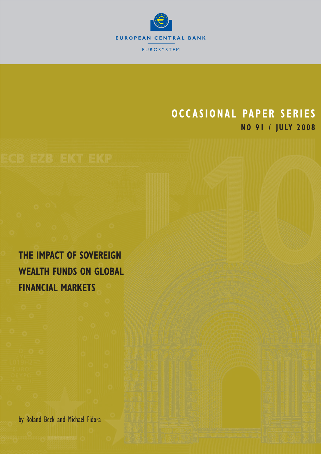 The Impact of Sovereign Wealth Funds on Global Financial Markets