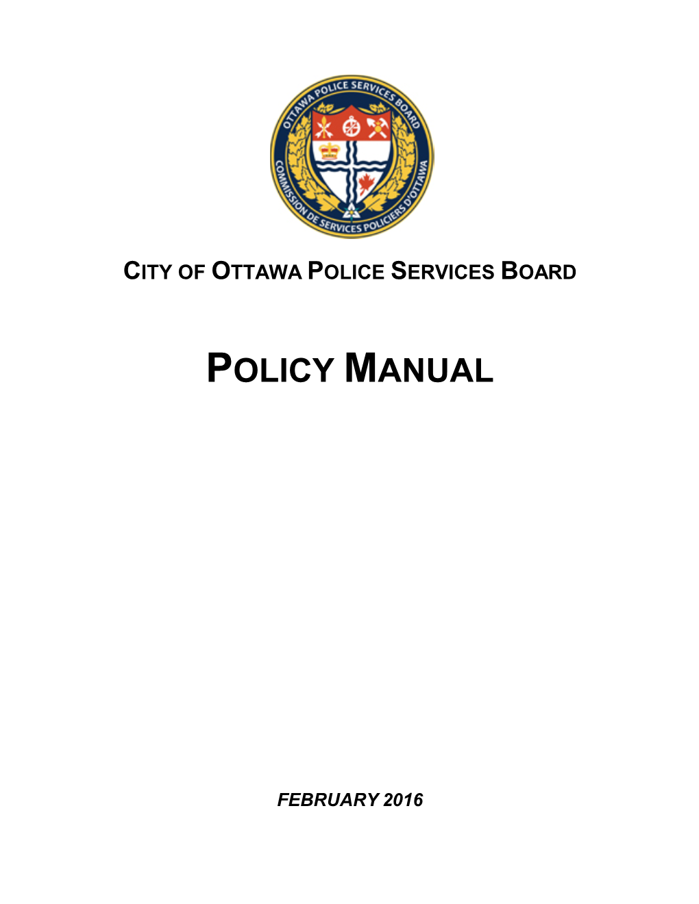 City of Ottawa Police Services Board