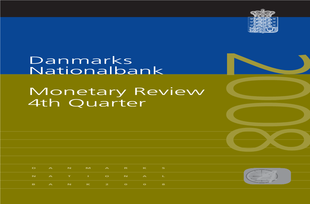 Danmarks Nationalbank Monetary Review 4Th Quarter