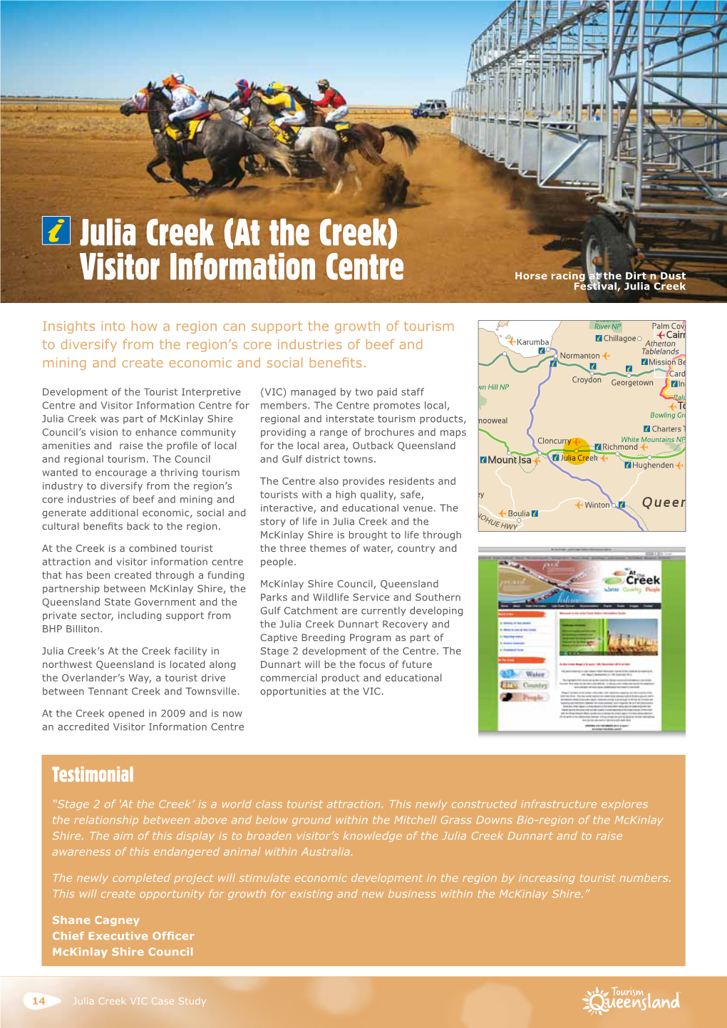 Julia Creek (At the Creek) Visitor Information Centre