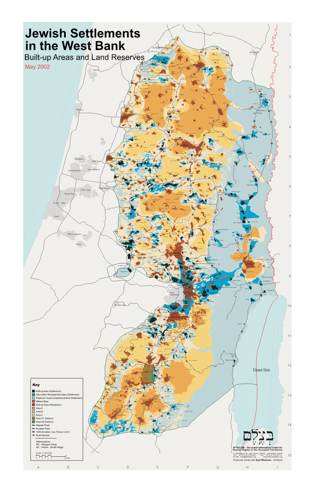 Built-Up Areas and Land Reserves Mashru' Beit Qad Kh