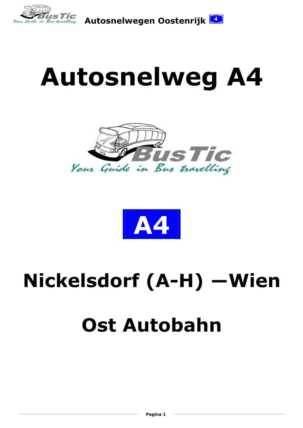 Autosnelweg A4 A4