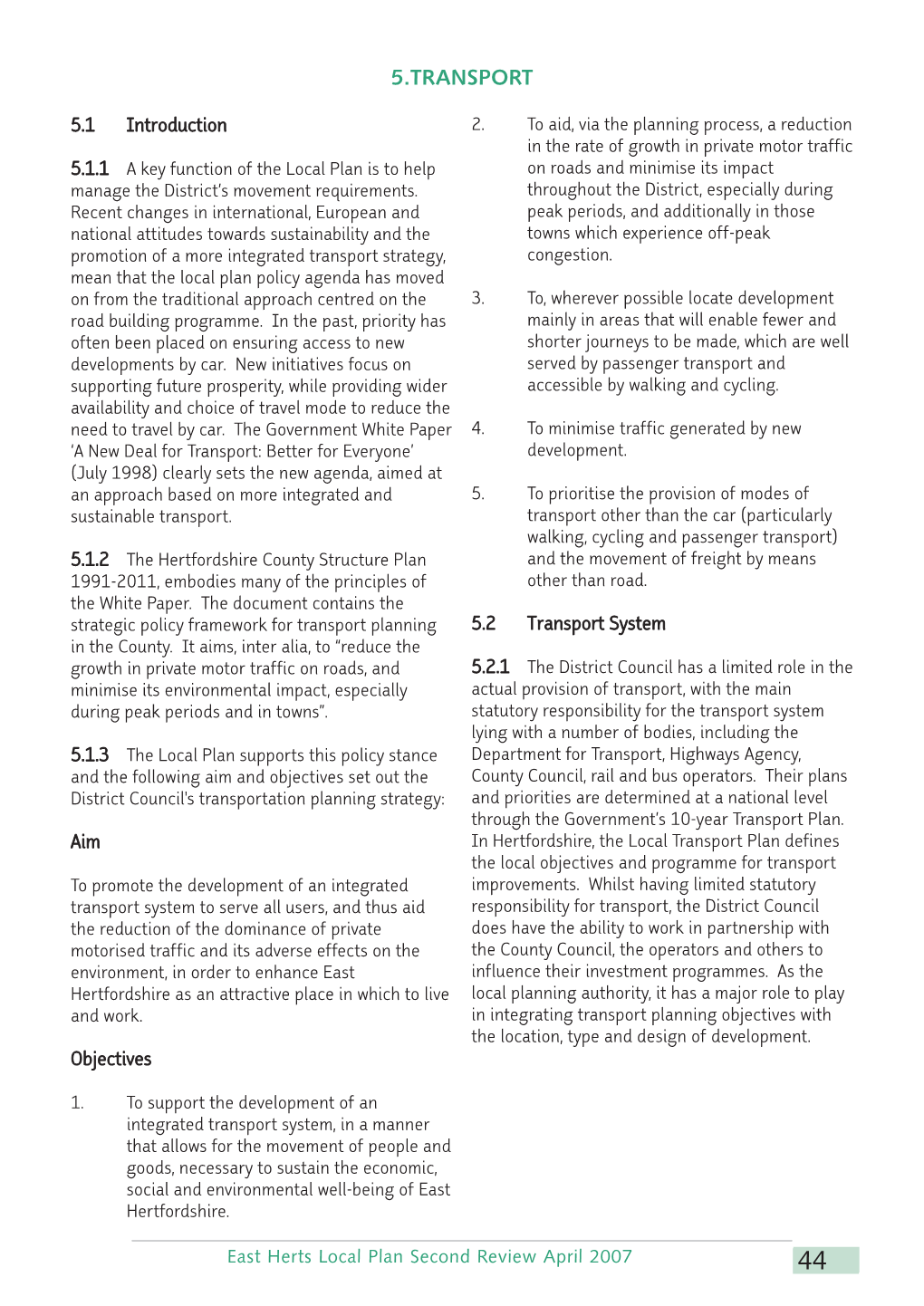 Chapter 5- Transport