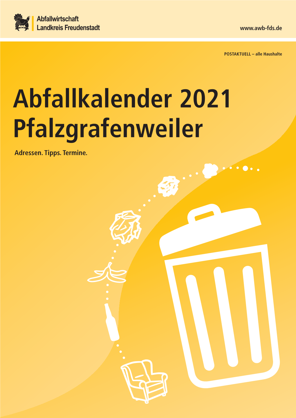 Abfallkalender 2021 Pfalzgrafenweiler Adressen